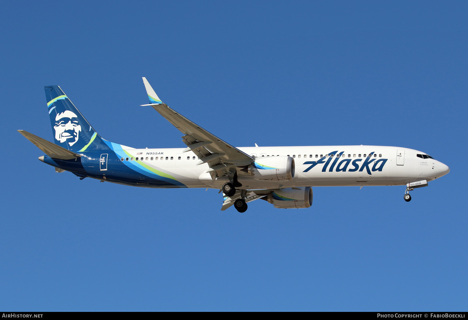 Aircraft Photo of N955AK | Boeing 737-9 Max 9 | Alaska Airlines | AirHistory.net #546534