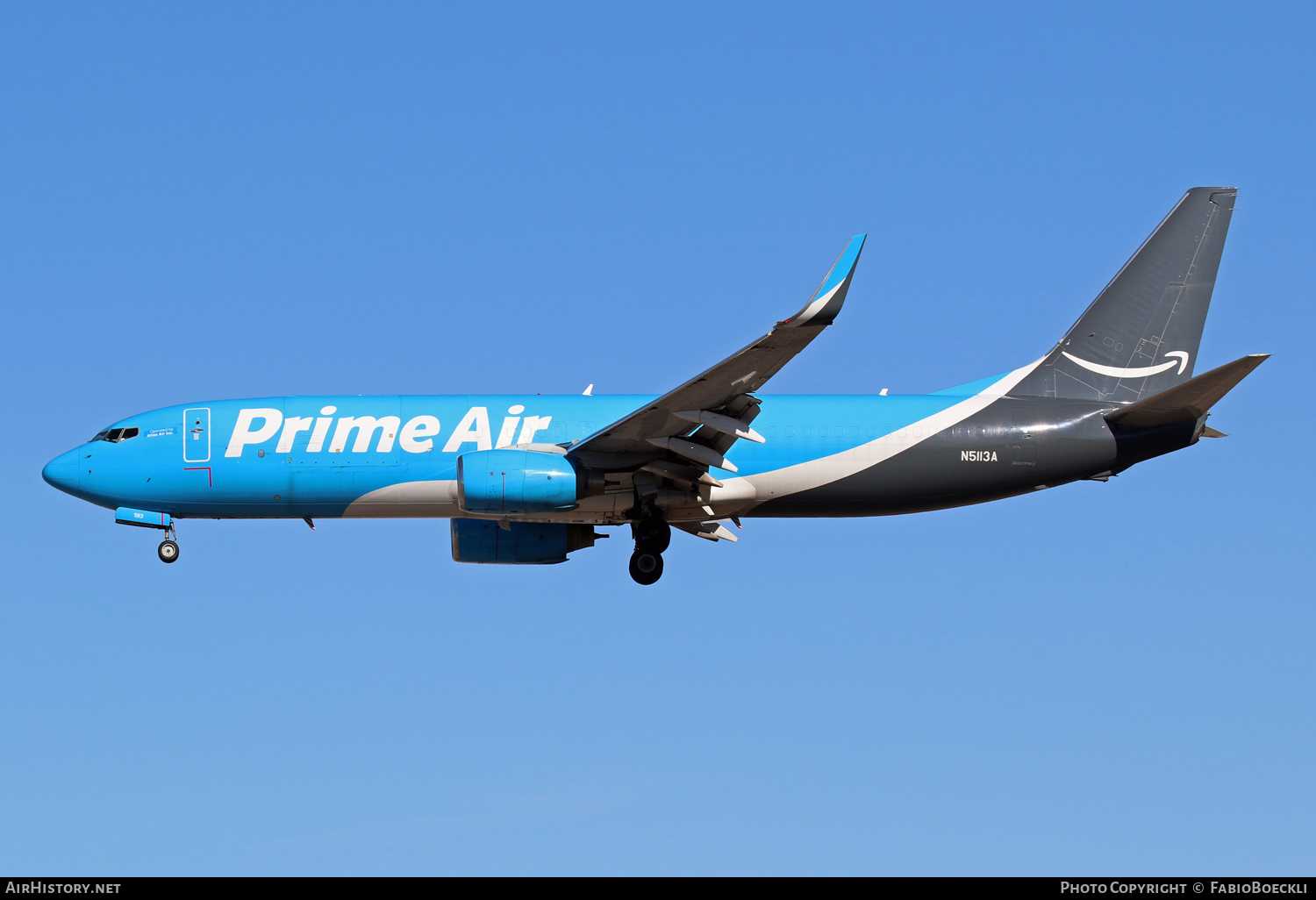 Aircraft Photo of N5113A | Boeing 737-83N(BCF) | Prime Air | AirHistory.net #546536