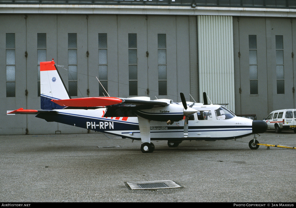 Aircraft Photo of PH-RPN | Britten-Norman BN-2A-41 Turbo Islander | Rijkspolitie | AirHistory.net #546591
