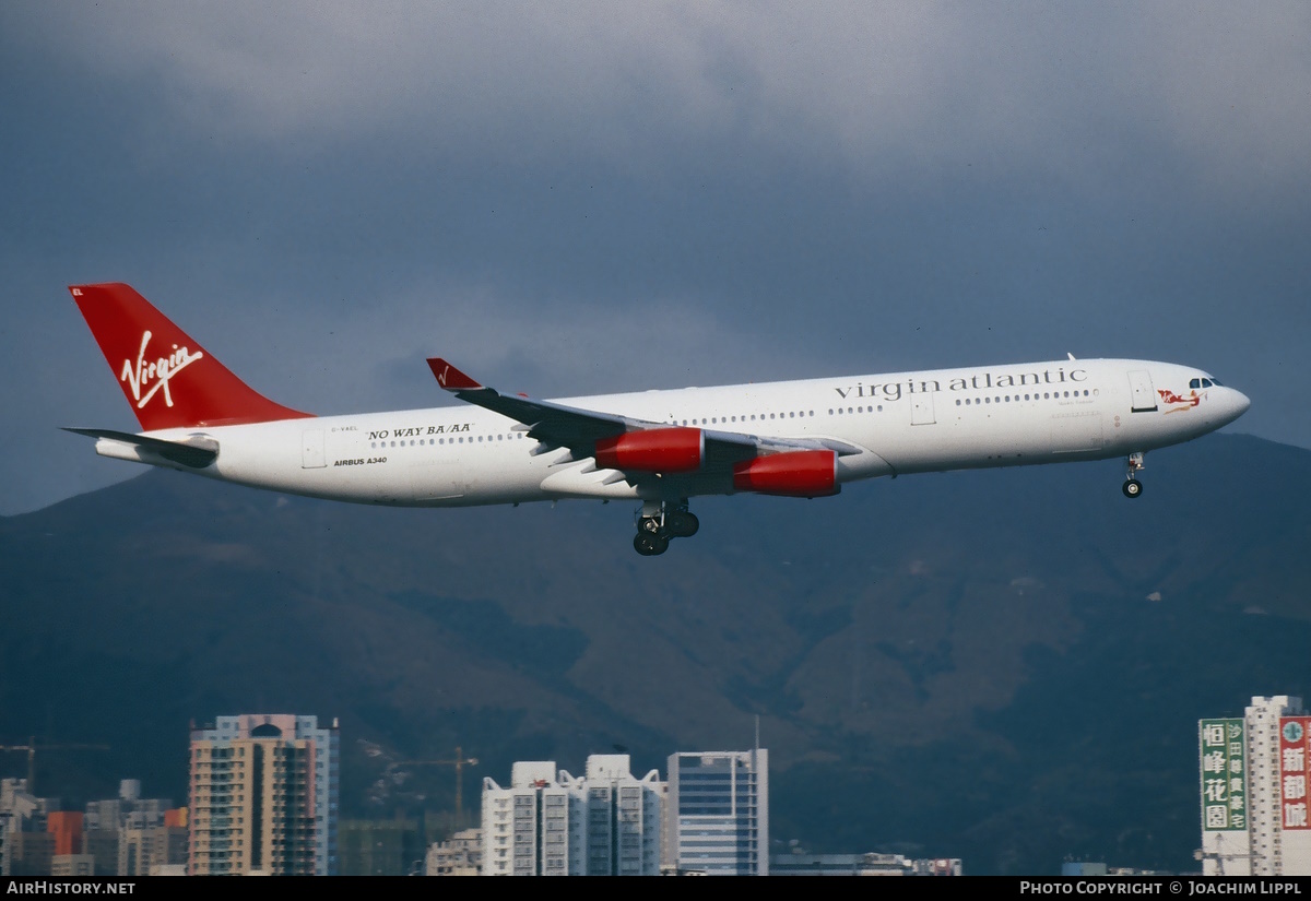 Aircraft Photo of G-VAEL | Airbus A340-311 | Virgin Atlantic Airways | AirHistory.net #546592