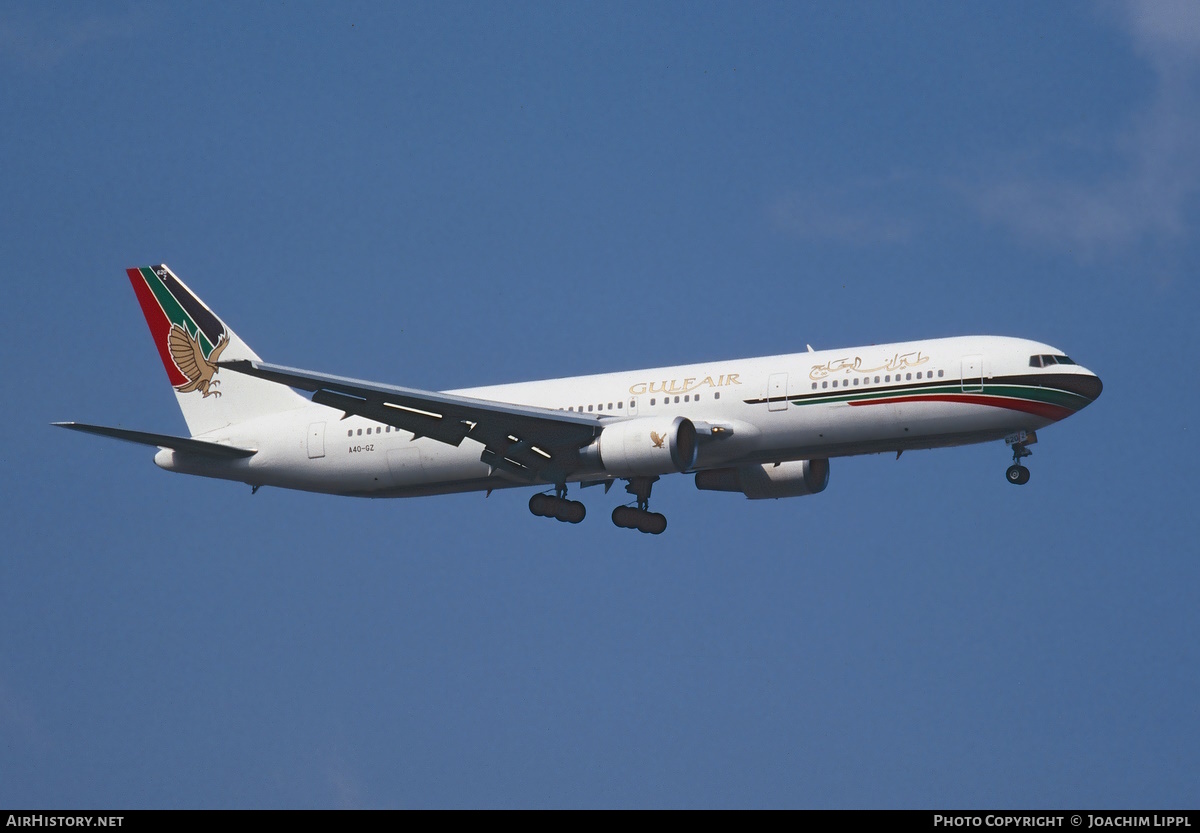 Aircraft Photo of A4O-GZ | Boeing 767-3P6/ER | Gulf Air | AirHistory.net #546596