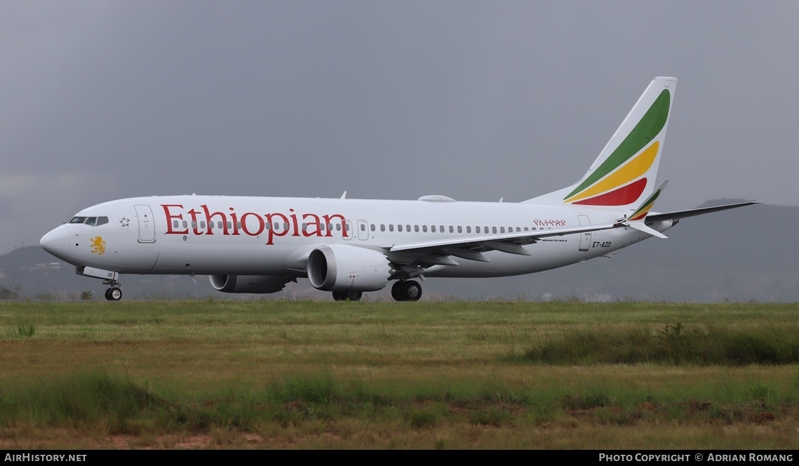 Aircraft Photo of ET-AZO | Boeing 737-8 Max 8 | Ethiopian Airlines | AirHistory.net #546606