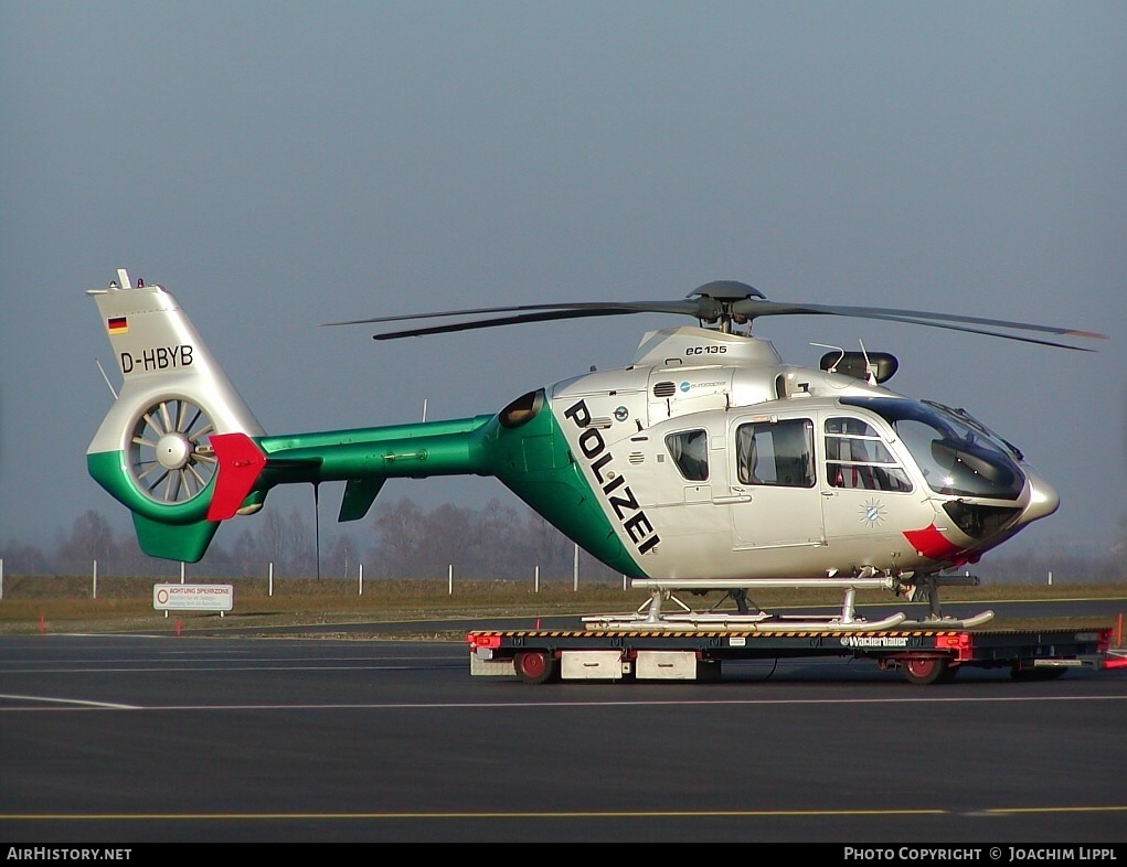 Aircraft Photo of D-HBYB | Eurocopter EC-135P-1 | Polizei Bayern | AirHistory.net #546618