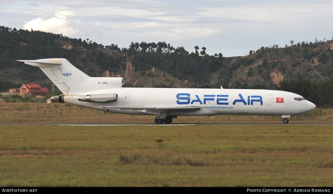 Aircraft Photo of 5Y-GMA | Boeing 727-2Q9/Adv(F) | Safe Air Company - SAC | AirHistory.net #546645