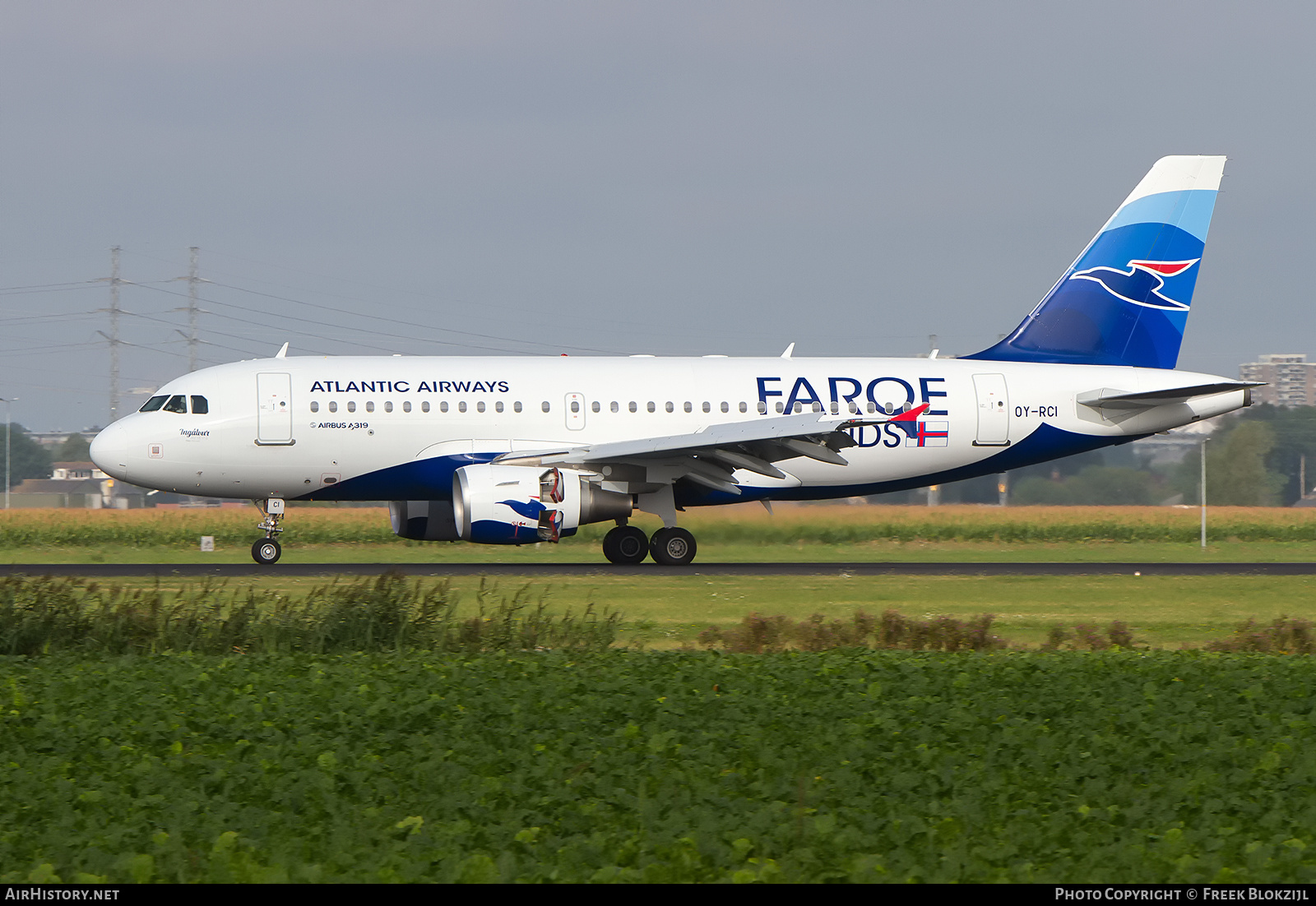 Aircraft Photo of OY-RCI | Airbus A319-112 | Atlantic Airways | AirHistory.net #546648