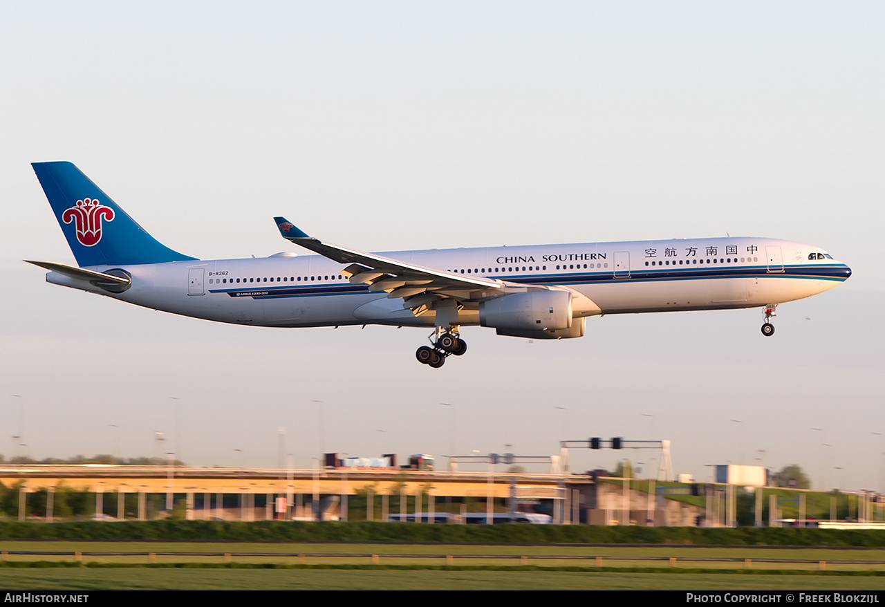 Aircraft Photo of B-8362 | Airbus A330-343E | China Southern Airlines | AirHistory.net #546703