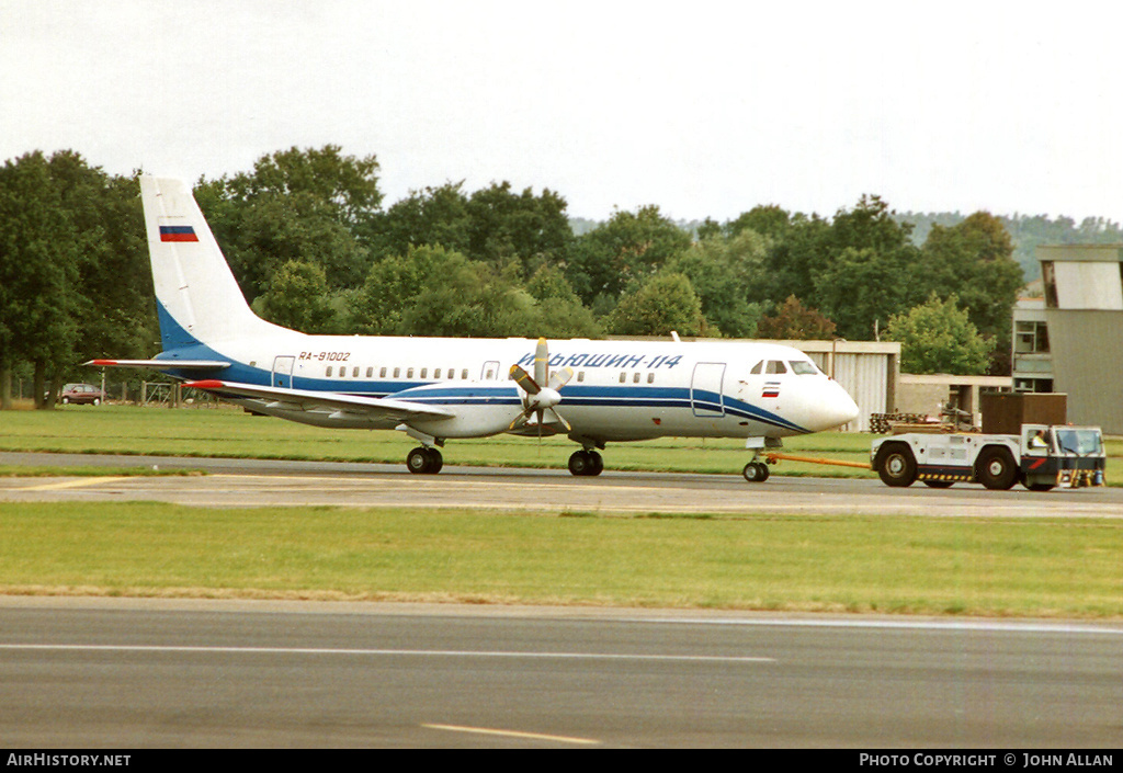 Aircraft Photo of RA-91002 | Ilyushin Il-114 | Ilyushin Design Bureau | AirHistory.net #546708