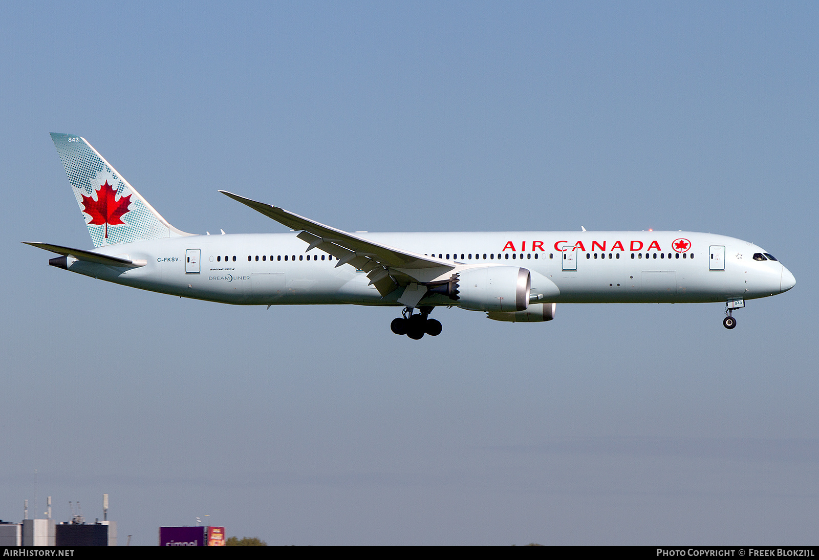 Aircraft Photo of C-FKSV | Boeing 787-9 Dreamliner | Air Canada | AirHistory.net #546709