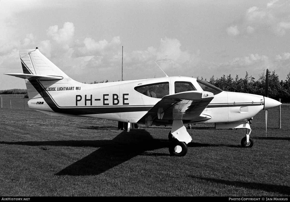 Aircraft Photo of PH-EBE | Rockwell Commander 112B | Gelderse Luchtvaart Maatschappij - GLM | AirHistory.net #546712
