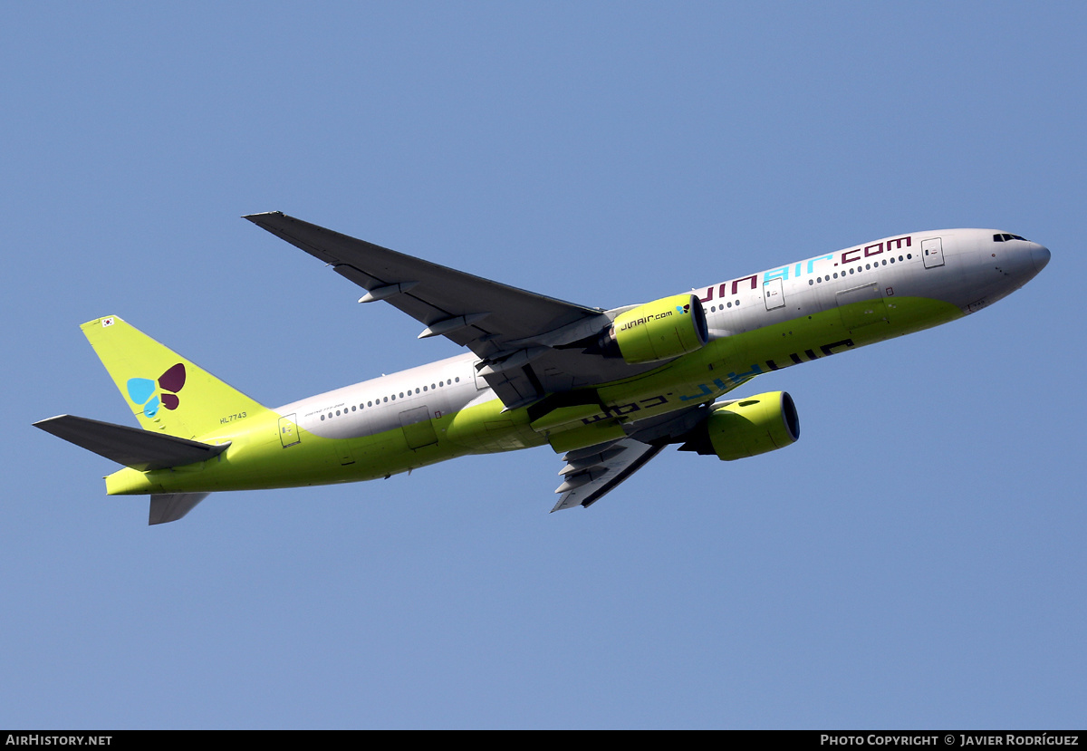 Aircraft Photo of HL7743 | Boeing 777-2B5/ER | Jin Air | AirHistory.net #546741