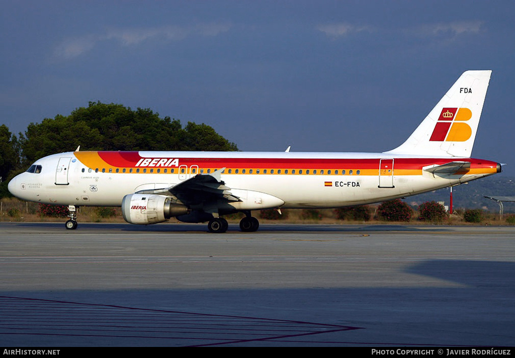 Aircraft Photo of EC-FDA | Airbus A320-211 | Iberia | AirHistory.net #546744