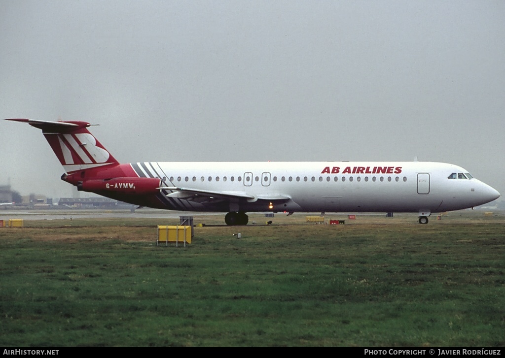 Aircraft Photo of G-AVMW | BAC 111-510ED One-Eleven | AB Airlines | AirHistory.net #546766