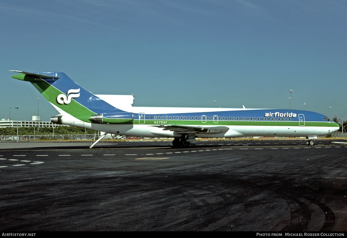 Aircraft Photo of N275AF | Boeing 727-227/Adv | Air Florida | AirHistory.net #546772