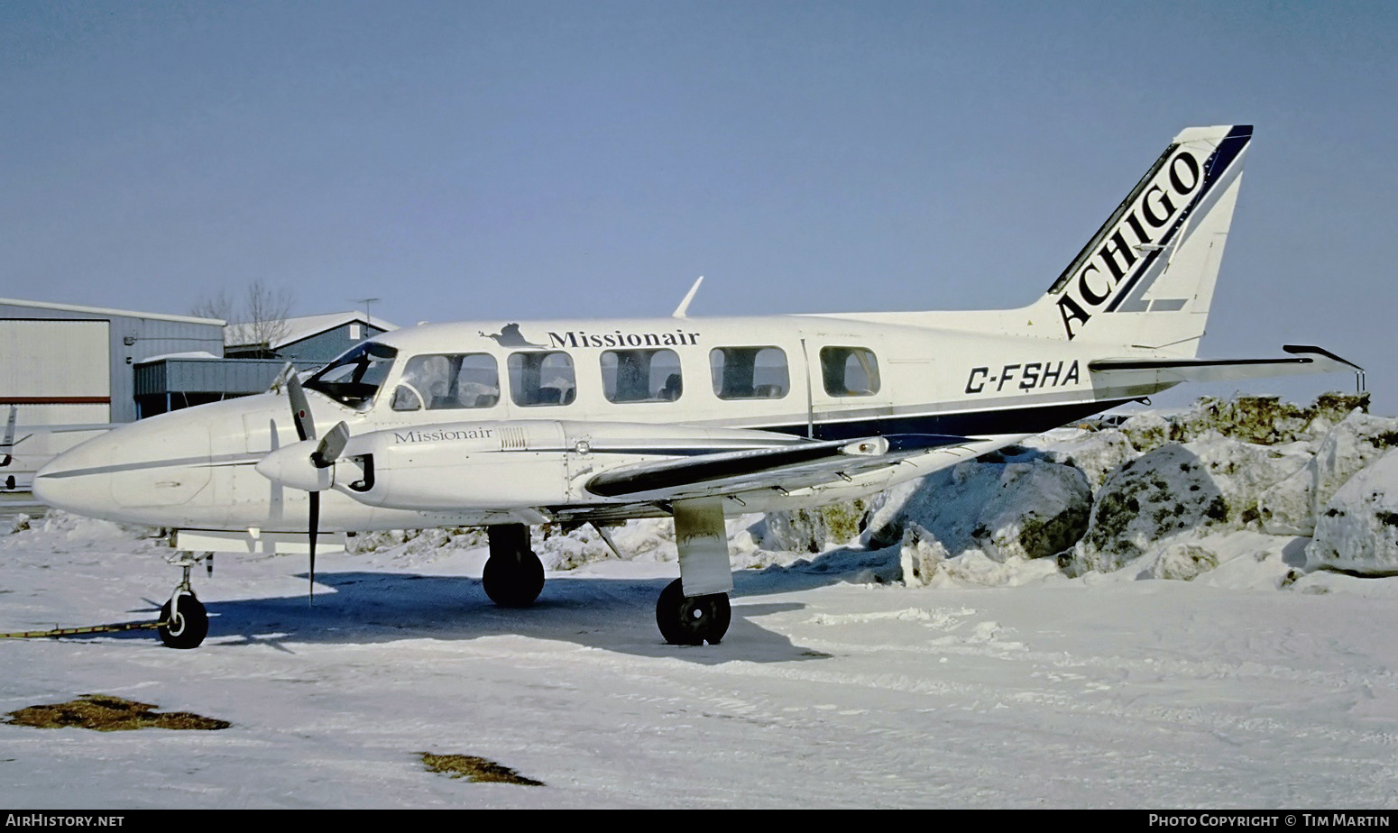 Aircraft Photo of C-FSHA | Piper PA-31-350 Navajo Chieftain | Missionair | AirHistory.net #546789