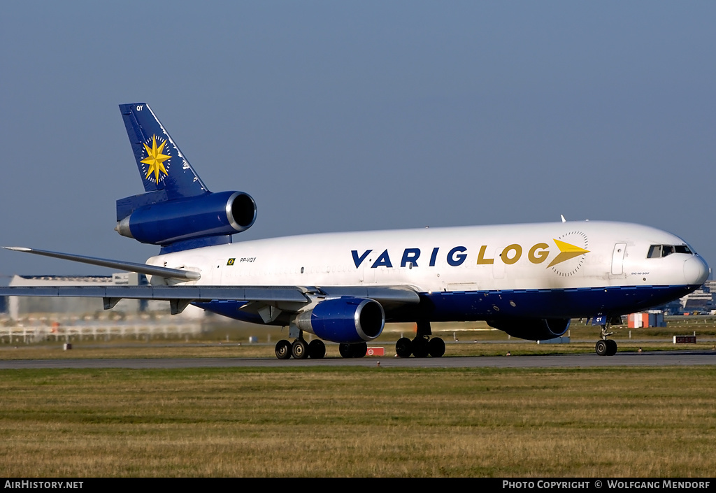 Aircraft Photo of PP-VQY | McDonnell Douglas DC-10-30(F) | Varig Log | AirHistory.net #546810