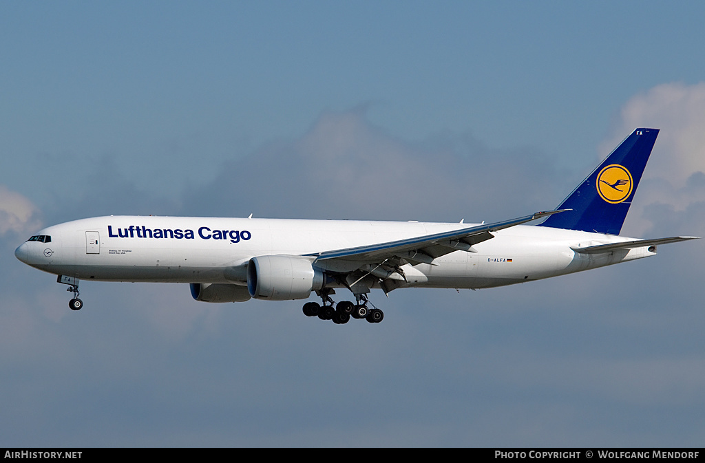 Aircraft Photo of D-ALFA | Boeing 777-FBT | Lufthansa Cargo | AirHistory.net #546818
