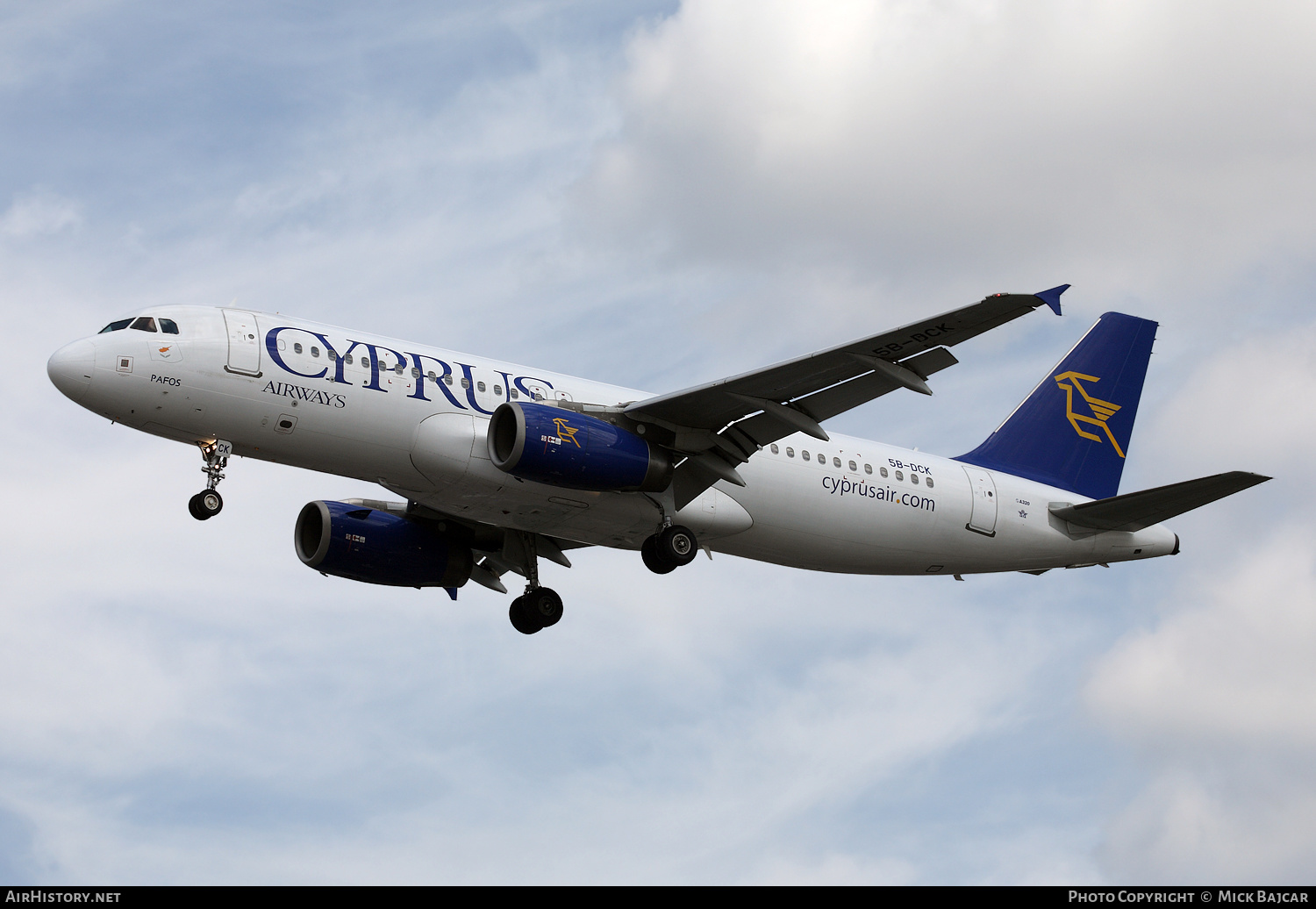 Aircraft Photo of 5B-DCK | Airbus A320-214 | Cyprus Airways | AirHistory.net #546823
