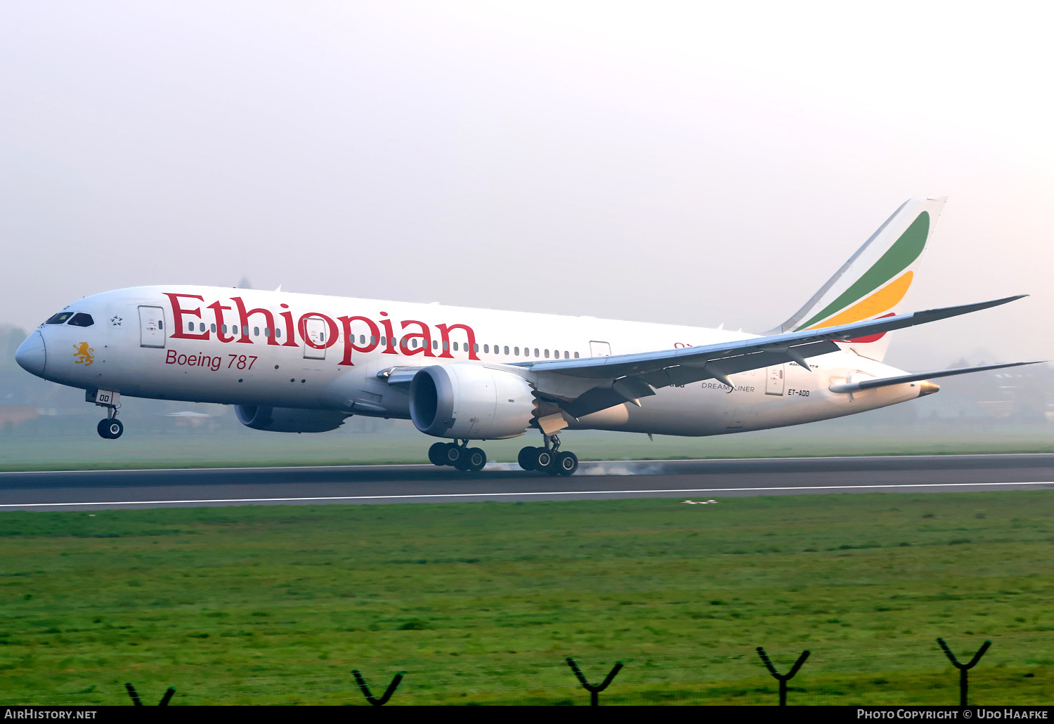 Aircraft Photo of ET-AOO | Boeing 787-8 Dreamliner | Ethiopian Airlines | AirHistory.net #546825