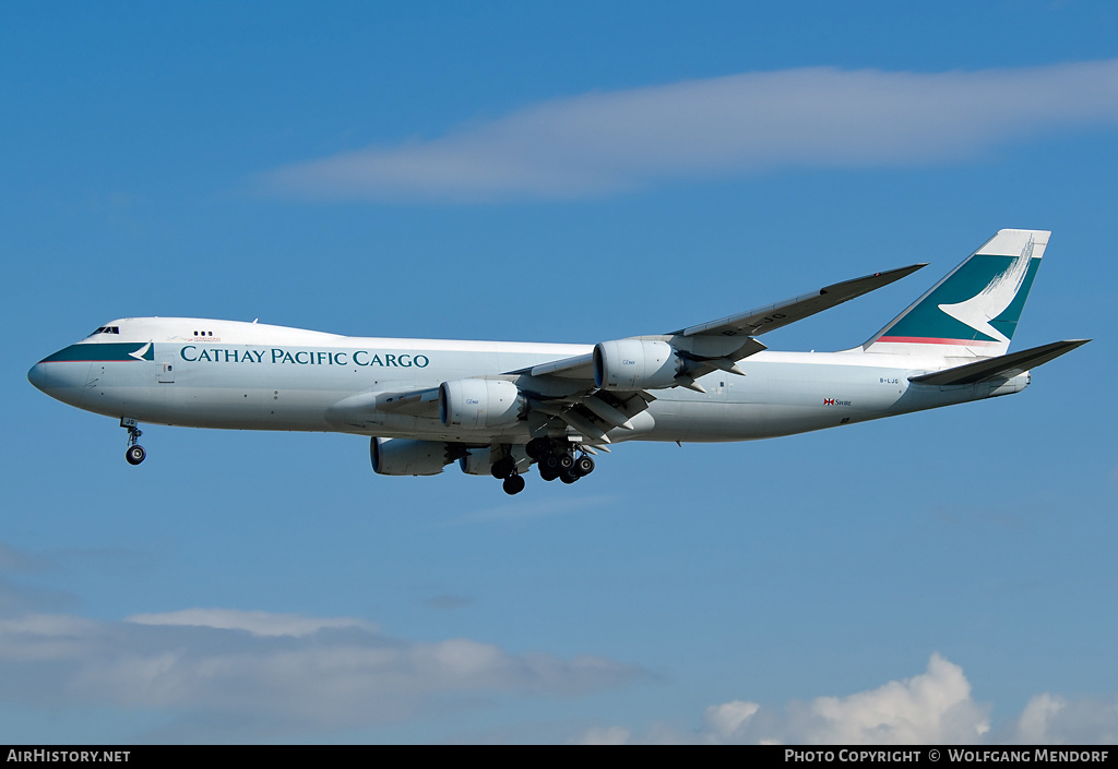 Aircraft Photo of B-LJG | Boeing 747-867F/SCD | Cathay Pacific Airways Cargo | AirHistory.net #546826