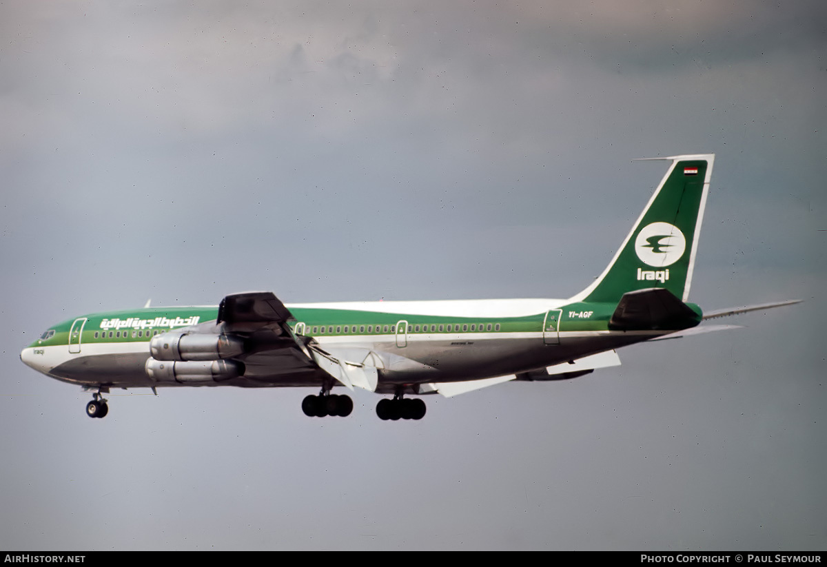 Aircraft Photo of YI-AGF | Boeing 707-370C | Iraqi Airways | AirHistory.net #546846