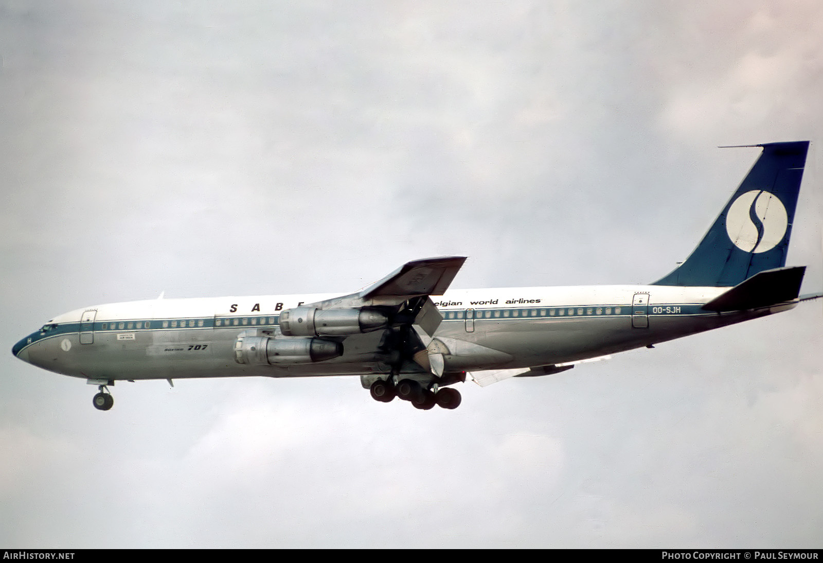 Aircraft Photo of OO-SJH | Boeing 707-329C | Sabena | AirHistory.net #546848