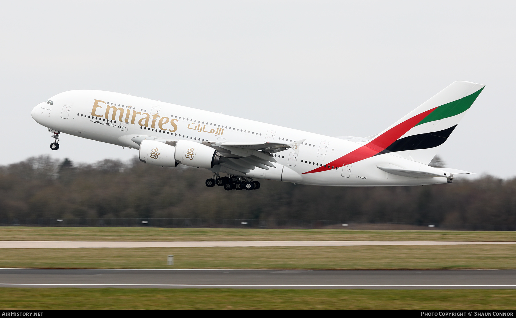 Aircraft Photo of A6-EEF | Airbus A380-861 | Emirates | AirHistory.net #546863