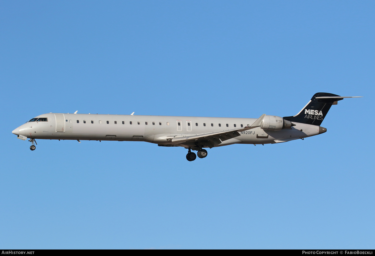 Aircraft Photo of N920FJ | Bombardier CRJ-900ER (CL-600-2D24) | Mesa Airlines | AirHistory.net #546870