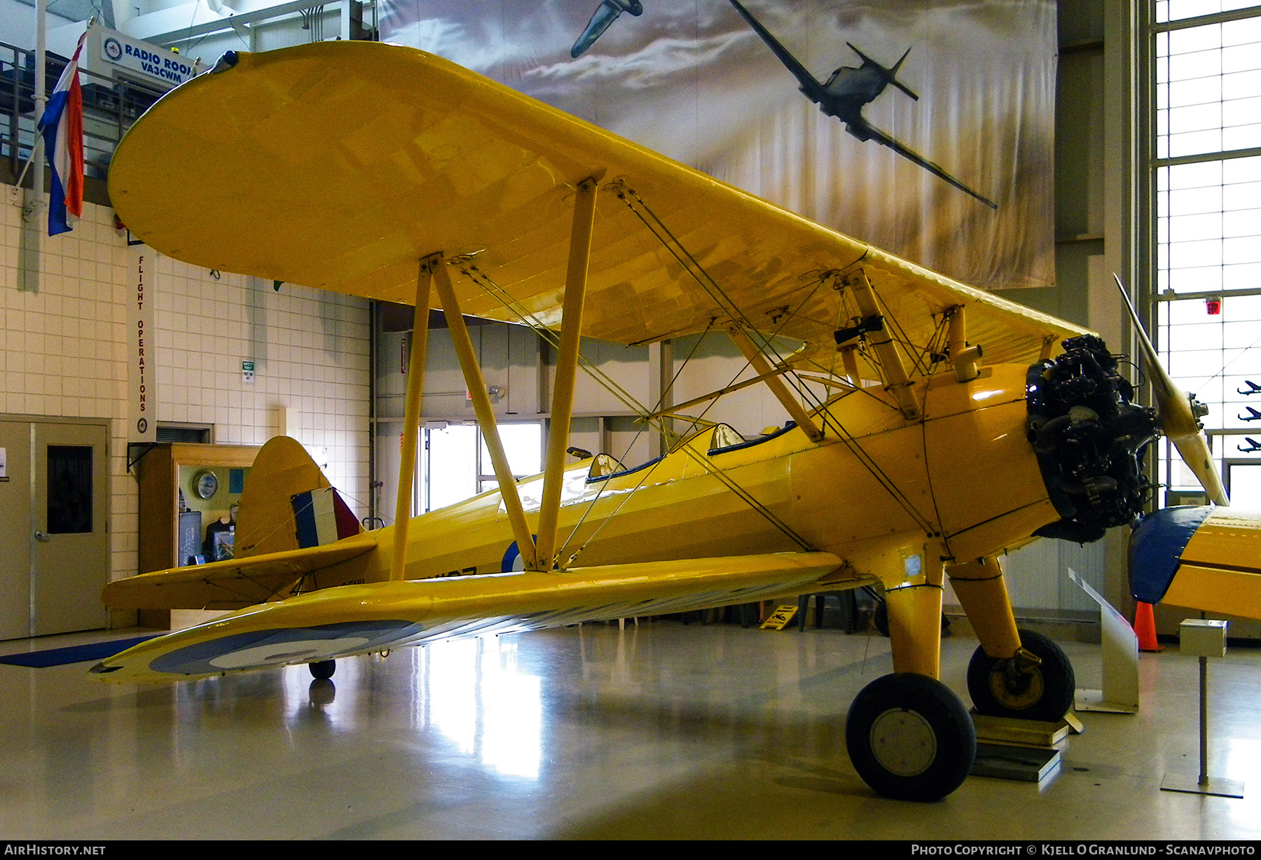 Aircraft Photo of C-FAIU / FK107 | Boeing PT-17 Kaydet (A75N1) | Canadian Warplane Heritage | UK - Air Force | AirHistory.net #546881