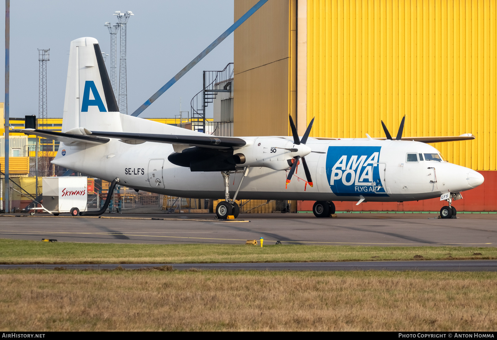 Aircraft Photo of SE-LFS | Fokker 50/F | Amapola Flyg | AirHistory.net #546906