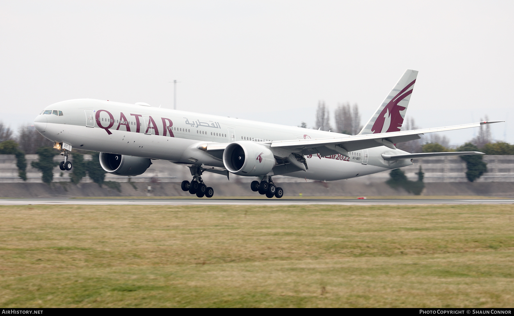 Aircraft Photo of A7-BET | Boeing 777-300/ER | Qatar Airways | AirHistory.net #546910
