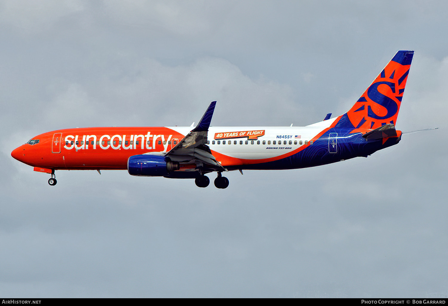 Aircraft Photo of N845SY | Boeing 737-82R | Sun Country Airlines | AirHistory.net #546914