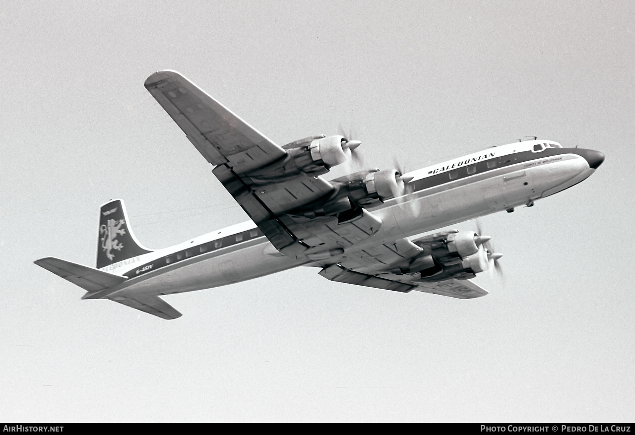 Aircraft Photo of G-ASIV | Douglas DC-7C | Caledonian Airways | AirHistory.net #546917