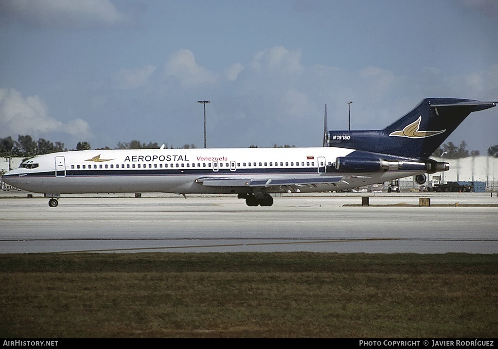 Aircraft Photo of N79750 | Boeing 727-224/Adv | Aeropostal | AirHistory.net #546926