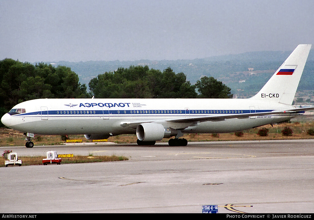 Aircraft Photo of EI-CKD | Boeing 767-3Y0/ER | Aeroflot - Russian International Airlines | AirHistory.net #546935
