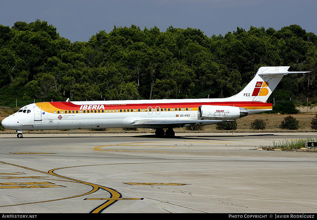 Aircraft Photo of EC-FEZ | McDonnell Douglas MD-87 (DC-9-87) | Iberia | AirHistory.net #546941