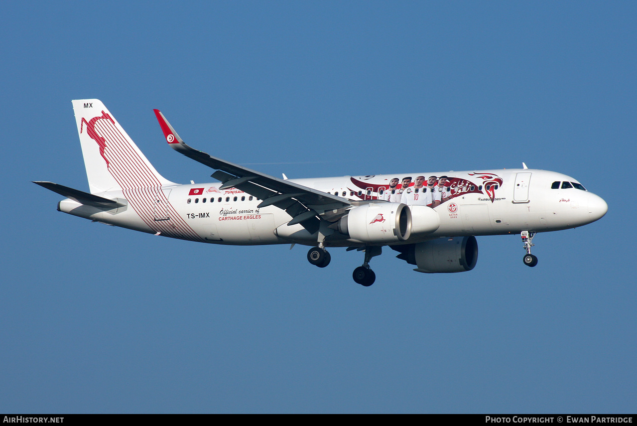 Aircraft Photo of TS-IMX | Airbus A320-251N | Tunisair | AirHistory.net #547000