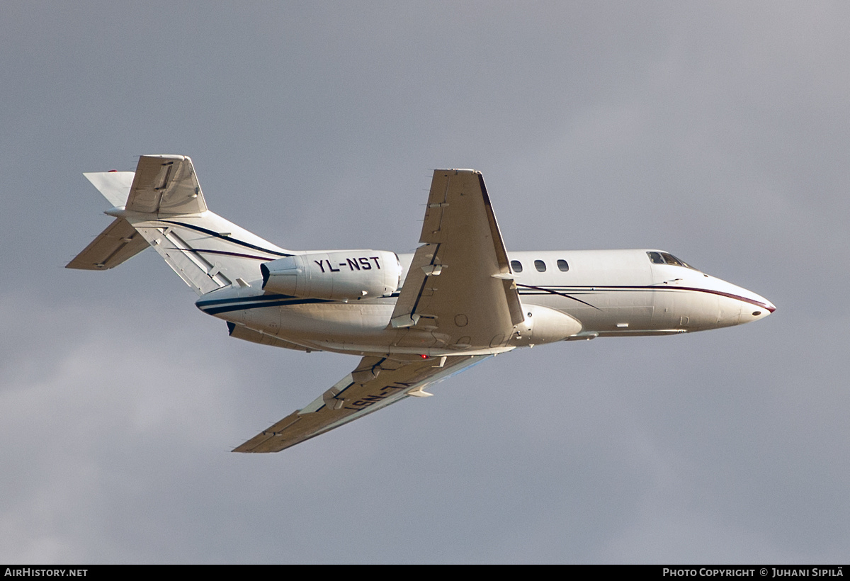 Aircraft Photo of YL-NST | Raytheon Hawker 800XP | AirHistory.net #547001