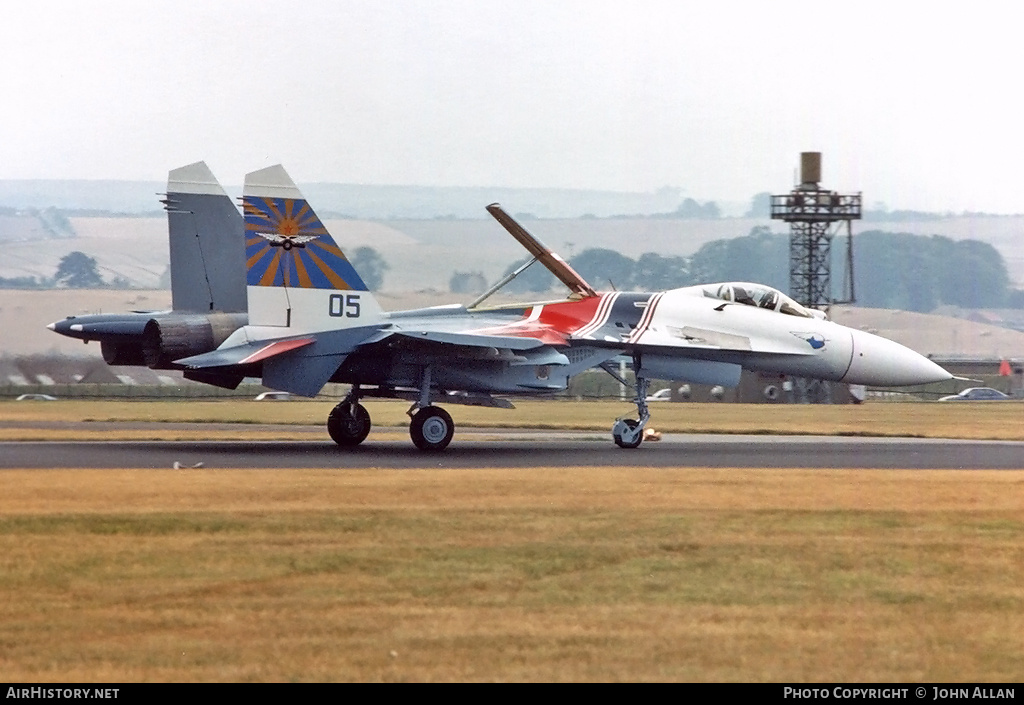 Aircraft Photo of 05 BLUE | Sukhoi Su-27 | Soviet Union - Air Force | AirHistory.net #547027