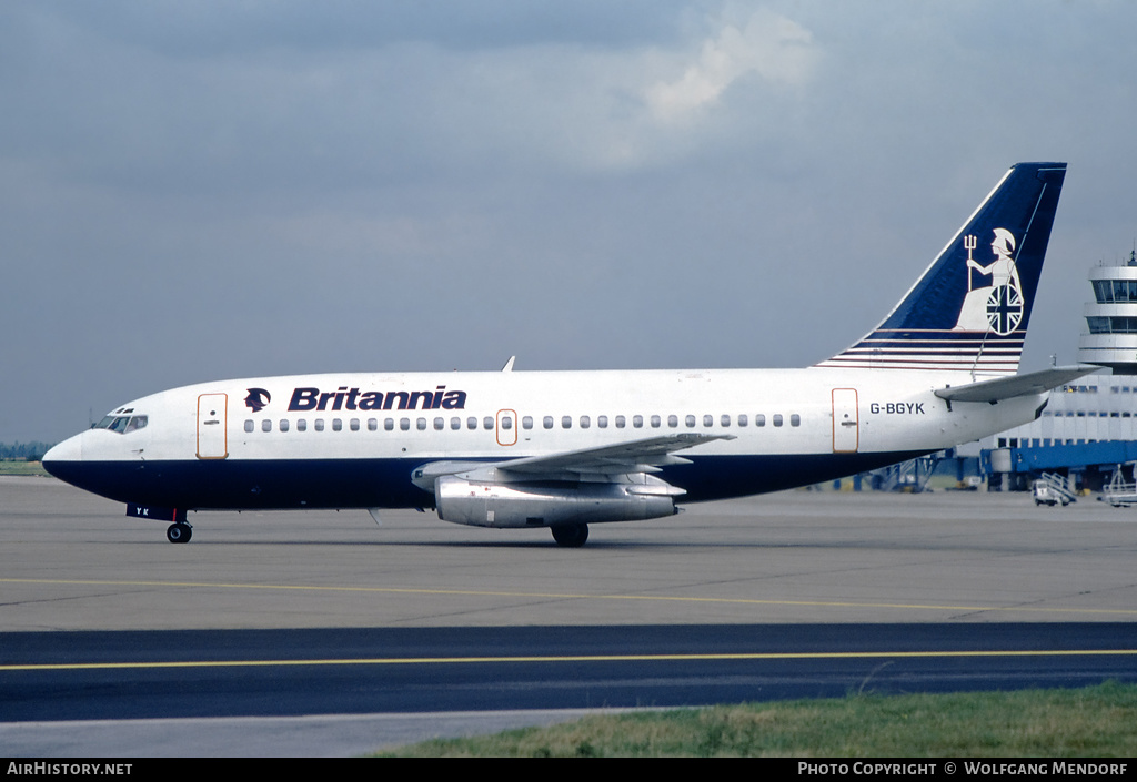 Aircraft Photo of G-BGYK | Boeing 737-204/Adv | Britannia Airways | AirHistory.net #547039