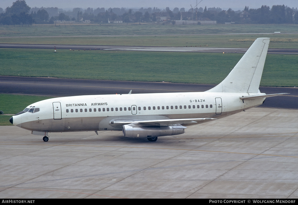 Aircraft Photo of G-BAZH | Boeing 737-204/Adv | Britannia Airways | AirHistory.net #547040