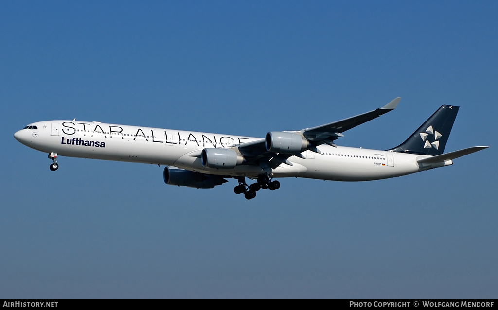 Aircraft Photo of D-AIHC | Airbus A340-642 | Lufthansa | AirHistory.net #547057