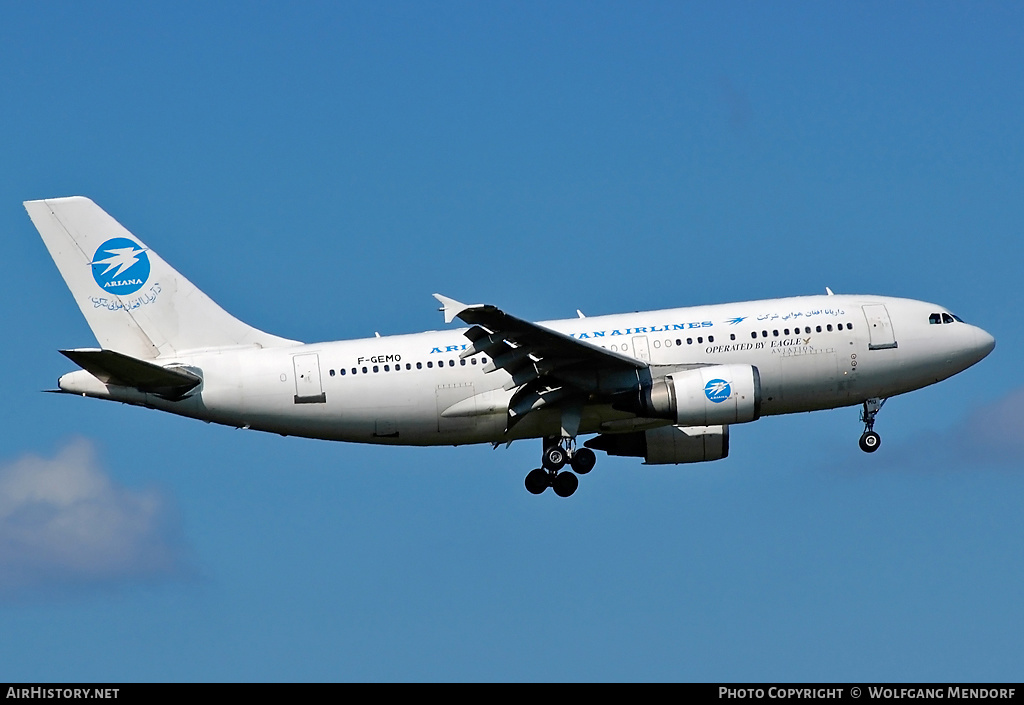 Aircraft Photo of F-GEMO | Airbus A310-304 | Ariana Afghan Airlines | AirHistory.net #547076