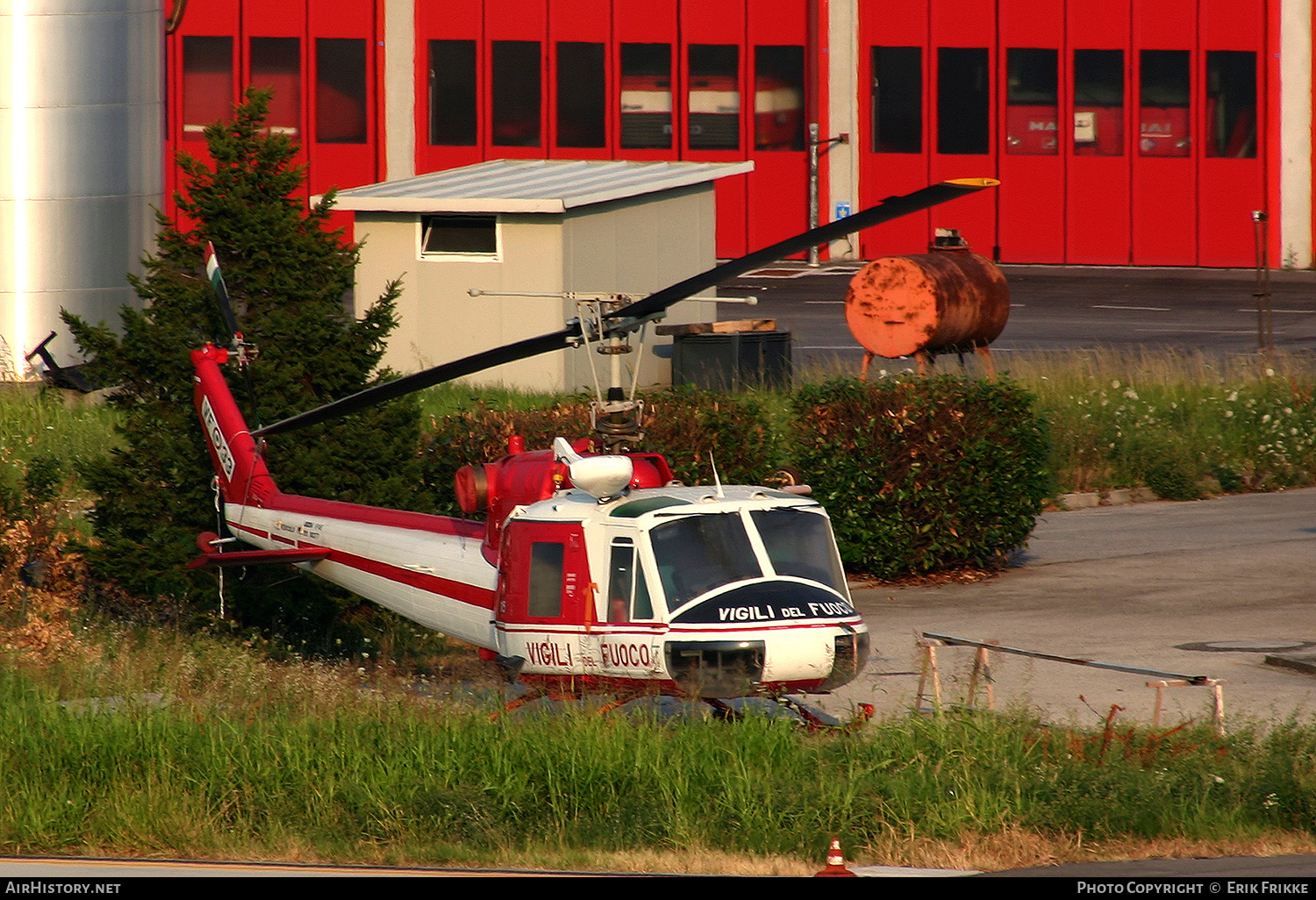 Aircraft Photo of VF-33 / I-VFME | Agusta AB-204B | Italy - Vigili del Fuoco | AirHistory.net #547077