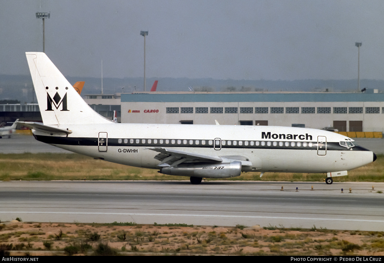 Aircraft Photo of G-DWHH | Boeing 737-2T7/Adv | Monarch Airlines | AirHistory.net #547095