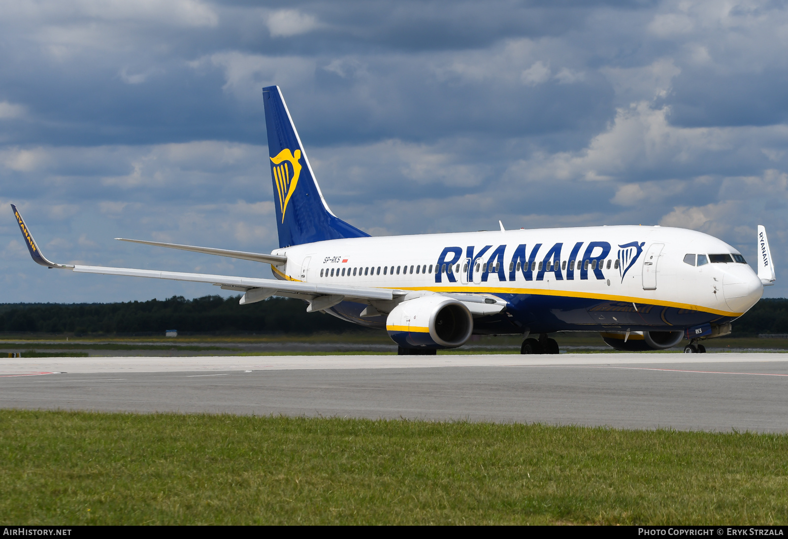 Aircraft Photo of SP-RKS | Boeing 737-8AS | Ryanair | AirHistory.net #547124