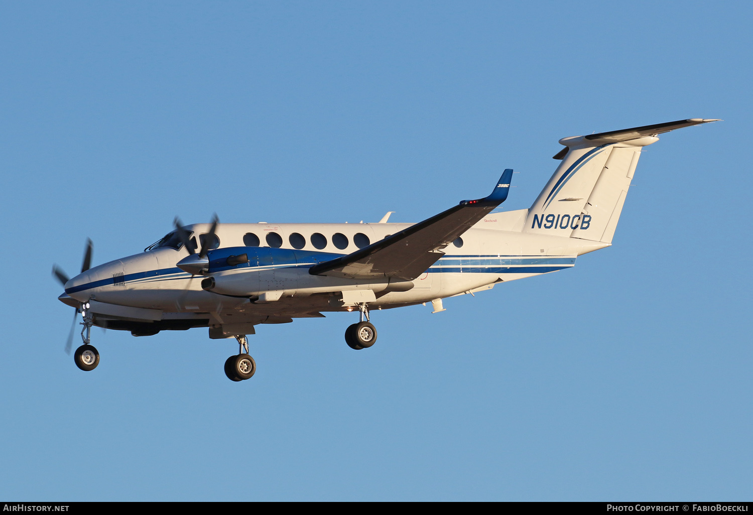 Aircraft Photo of N910CB | Beechcraft 350C King Air (B300C) | AirHistory.net #547125