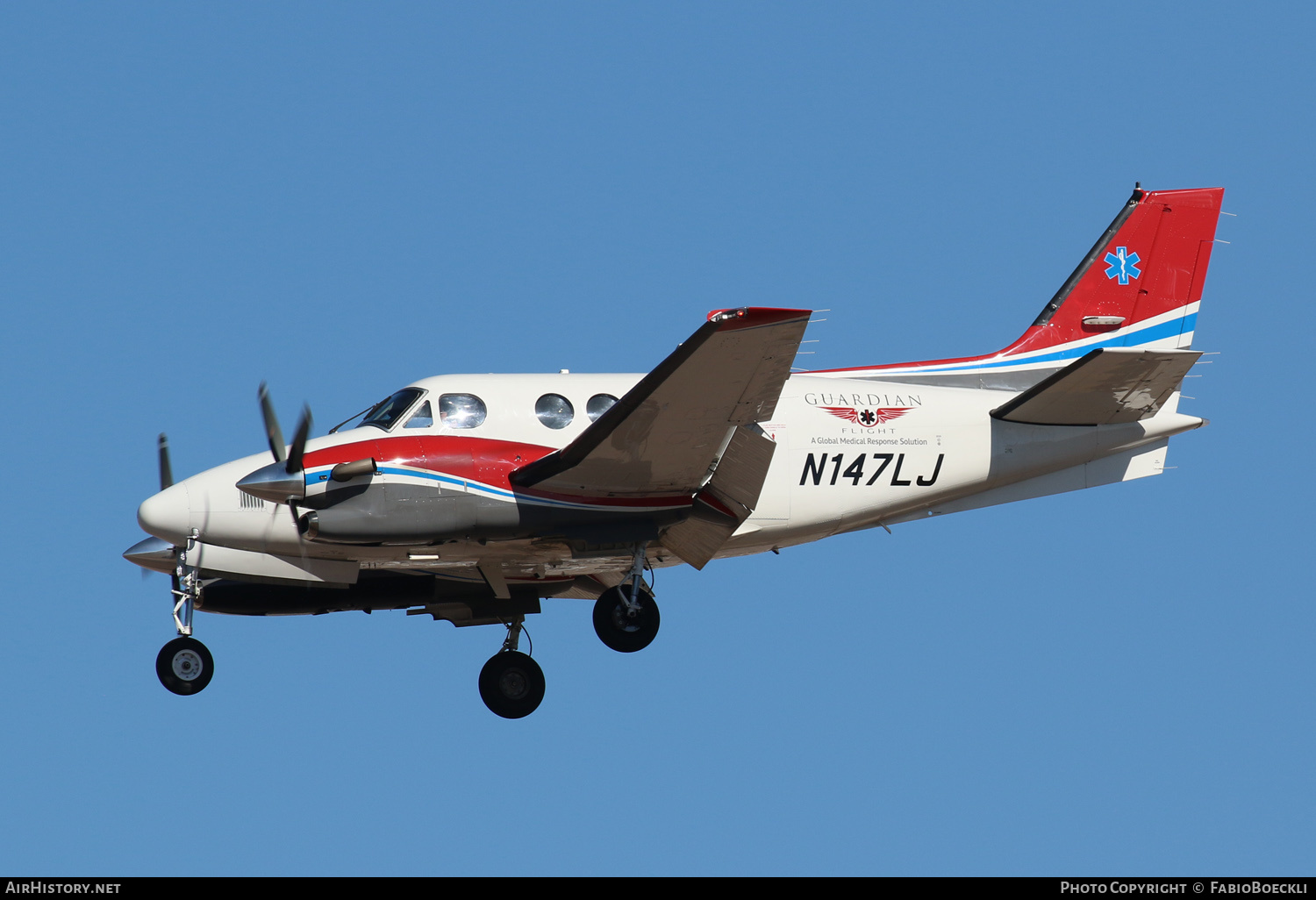 Aircraft Photo of N147LJ | Beech C90A King Air | Guardian Flight | AirHistory.net #547140