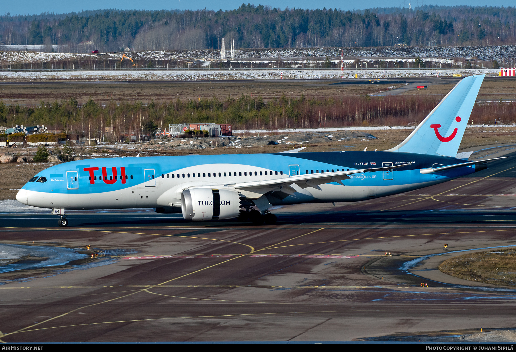 Aircraft Photo of G-TUIH | Boeing 787-8 Dreamliner | TUI | AirHistory.net #547149
