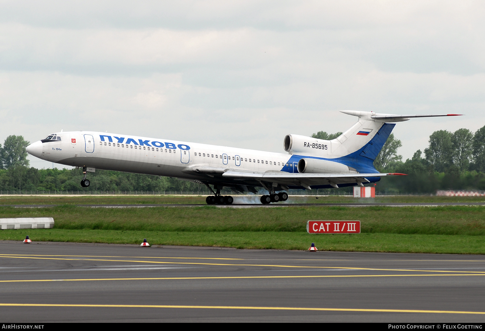 Aircraft Photo of RA-85695 | Tupolev Tu-154M | Pulkovo Airlines | AirHistory.net #547165