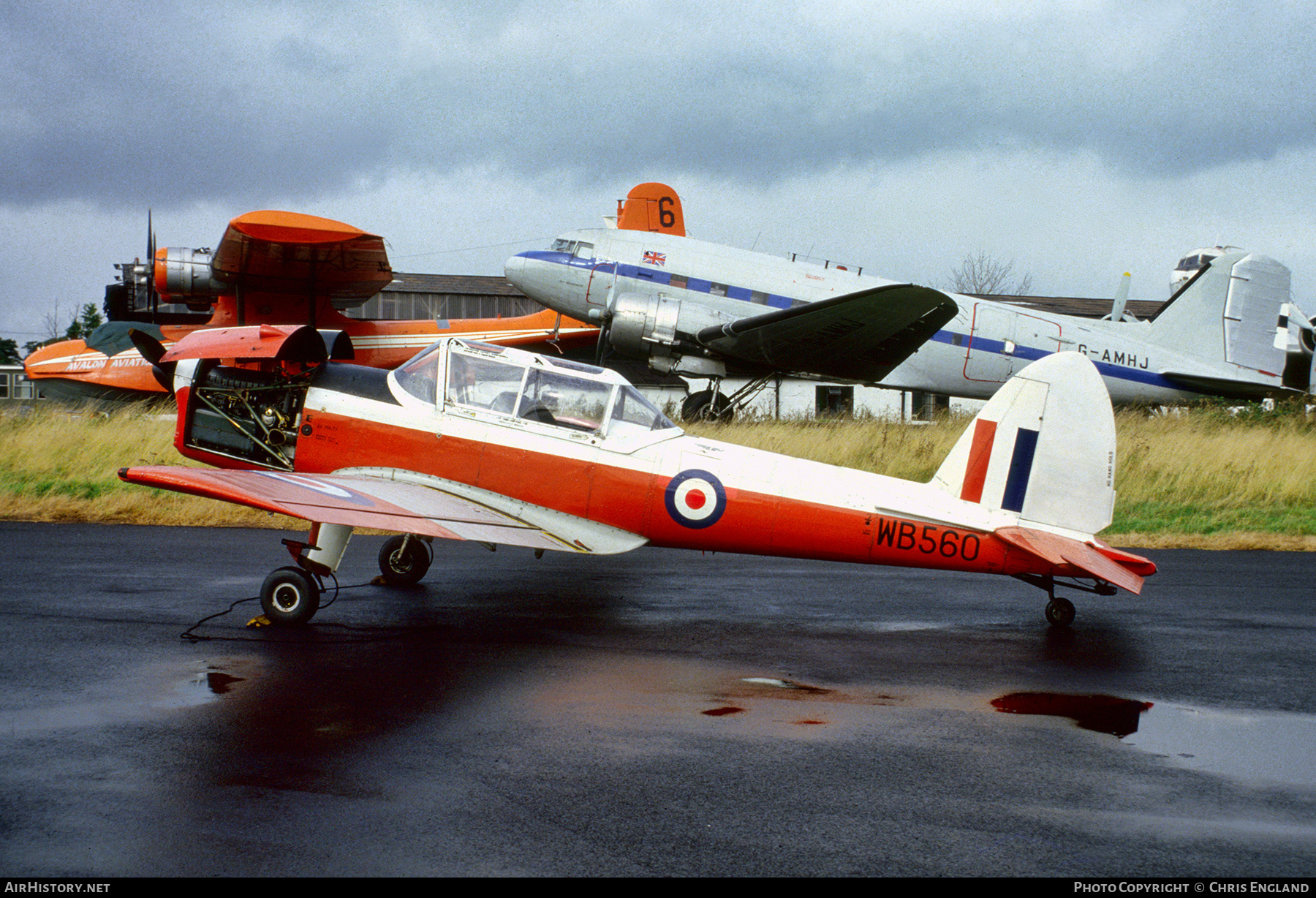 Aircraft Photo of WB560 | De Havilland Canada DHC-1 Chipmunk T10 | UK - Air Force | AirHistory.net #547170